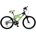 Велосипед COMANCHE INDIGO DS (Черный-зеленый)