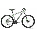Велосипед KELLYS 18 VIPER 50 SILVER GREEN NEON (27.5') 17.5'