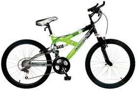 Велосипед COMANCHE INDIGO DS (Черный-зеленый)